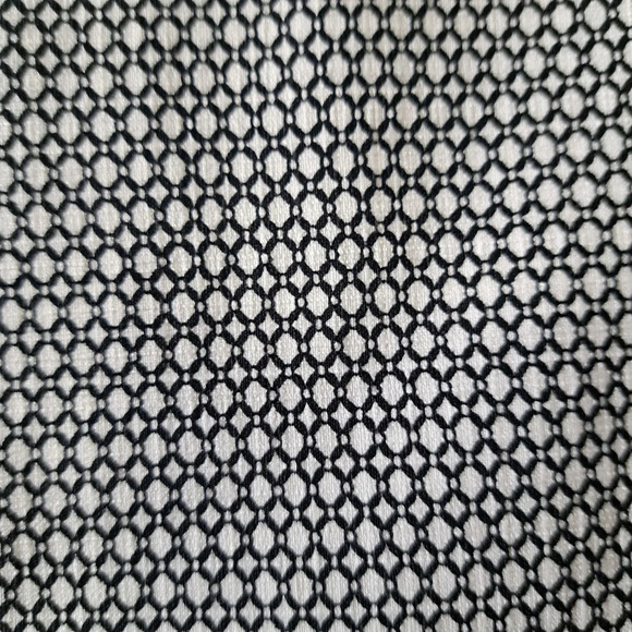 New! Hilary Radley Cropped Pants Black White Size 4 Tummy Control Patterned - Picture 6 of 11